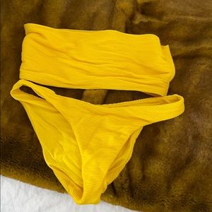 Seafolly yellow bathing suit